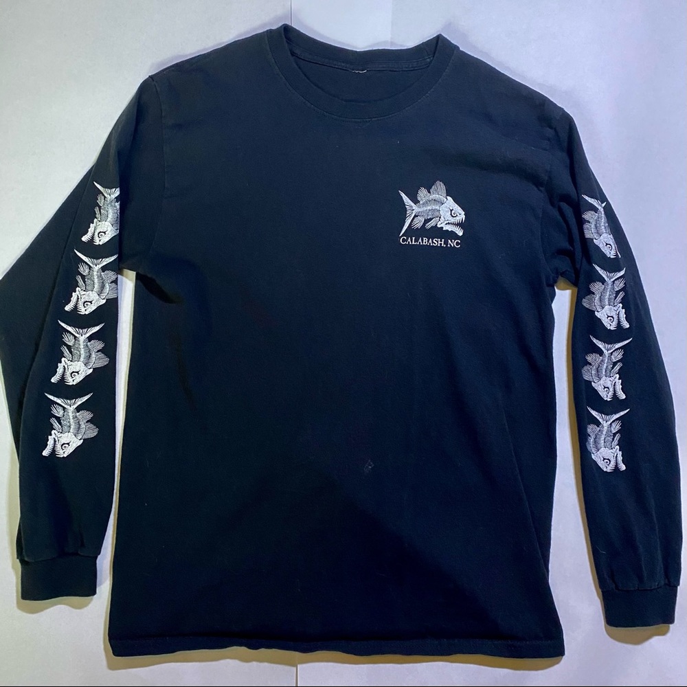 Calabash North Carolina Bad to the Bone long sleeve t-shirt